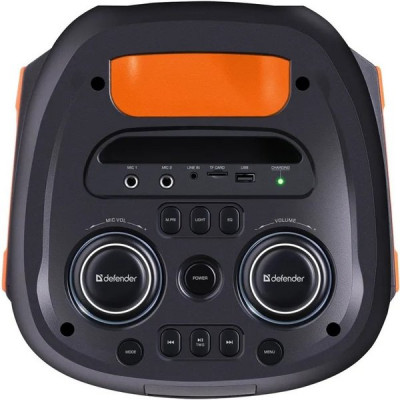 Колонка DEFENDER Orion, 60W, портативная, BT/FM/TF/USB/MIC/Light [65049]