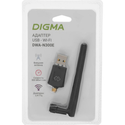 Адаптер Wi-Fi Digma DWA-N300E