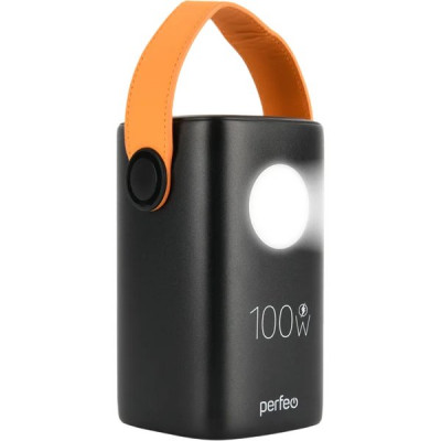 Внешняя батарея Perfeo MOON (60000 mah+LED дисплей/PD+QC 3.0/2Type-C/3 USB/Выход:5A,max) [PF_E2268]