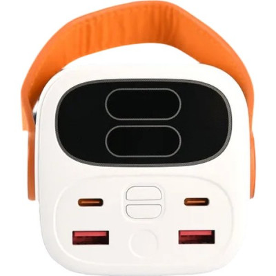 Внешняя батарея Perfeo MOON (40000 mah+LED дисплей/PD+QC 3.0/2Type-C/2 USB/Выход:5A,max) [PF_E1635]