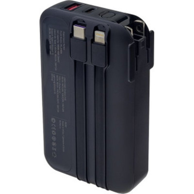 Внешняя батарея Perfeo PLUG (10000 mah+LED дисплей/Вход 230V/PD+QC 3.0/Выход: 5A, max 22) [PF_E1604]