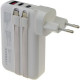 Внешняя батарея Perfeo PLUG (10000 mah+LED дисплей/Вход 230V/PD+QC 3.0/Выход: 5A, max 22) [PF_E1632]