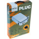 Внешняя батарея Perfeo PLUG (10000 mah+LED дисплей/Вход 230V/PD+QC 3.0/Выход: 5A, max 22) [PF_E1632]