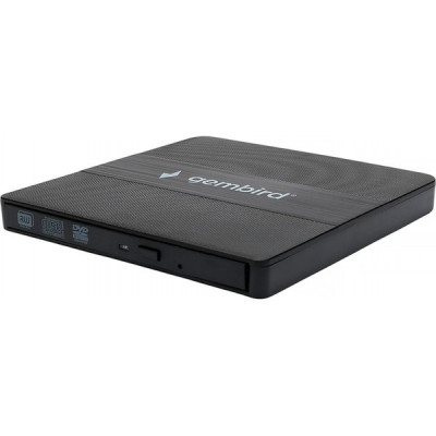 Дисковод внешний DVD±RW Gembird DVD-USB-03C, пластик, черный