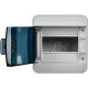 Корпус пластиковый КМПн-6 6м IP65 черная прозрачная дверь, TEKFOR [TF5-KP72-N-06-65-K03-K02]