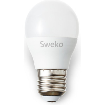 Лампа LED E27/G45 шар, 15W, 4000K, 1400Лм, Sweko [42LED-G45-15W-230-4000K-E27]