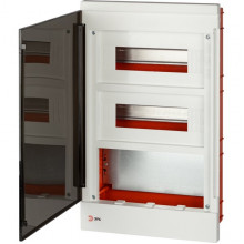 Бокс ЩРВ-П 24м встраиваемый пластик со слаботочным отсеком, IP40, ЭРА MULTIBOX [bs-24f]