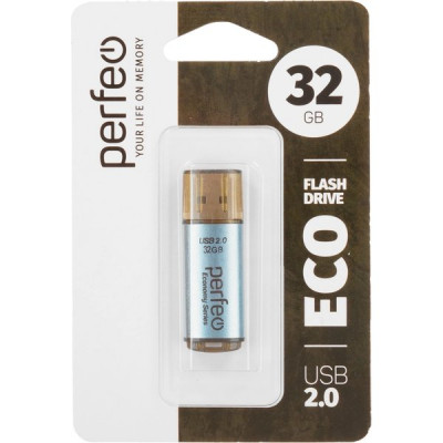 Накопитель USB Flash 32Gb Perfeo E04 Blue