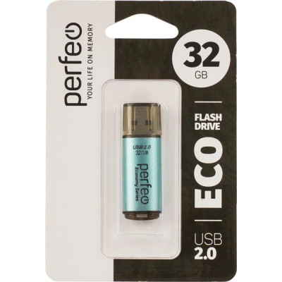 Накопитель USB Flash 32Gb Perfeo E04 Green