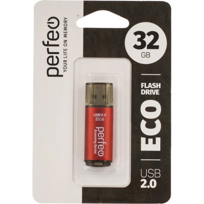 Накопитель USB Flash 32Gb Perfeo E04 Red
