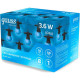 Гирлянда Белт-лайт,  10 ламп, 10LED. IP44, 7,7м, Gauss Holiday [HL063] синий