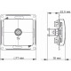 Розетка с/у TV одиночная, IP20, Schneider Electric ATLASDESIGN [ATN000493] жемчуг