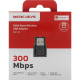 Адаптер Wi-Fi Mercusys MA12N N300 USB 2.0 (ант.внутр.) 1ант.