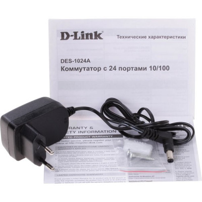 Коммутатор D-Link DES-1024A 24-port 10/100Mbps неуправляемый