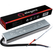 Блок питания 12V  60W, IP67, металл влагозащищенный, Eleganz [60-12]