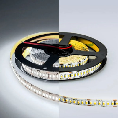 Лента LED 12В IP20 SMD3014 240/м, б/хол, 24Вт/м, 6000K, 2400Лм/м, 5м/ц.1м, Eleganz LUX [EL-LS-24W]
