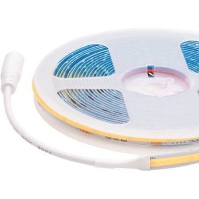 Лента LED 24В IP20 COB 312/м, б/хол, 10Вт/м, 900Лм, 5м/ц.1м, Apeyron [00-395]