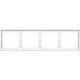 Рамка 4п, IP20, Smartbuy Капелла [SBE-09w-00-FR-4] белый soft touch