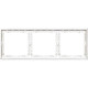 Рамка 3п, IP20, Smartbuy Капелла [SBE-09w-00-FR-3] белый soft touch