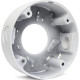 Коробка монтажная_Amatek AV-BB9F Металлическая накладная, белая, 120x41мм