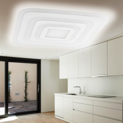 Светильник потолочный LED  75W, ПДУ 3000-6500K, 3780-5250Лм, 500*500, ЭРА [SPB-6 GEO-3 RC75]
