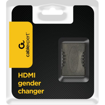 Переходник HDMI-HDMI 19F/19F, позолоченные контакты, Cablexpert [A-HDMI-FF]