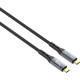 Кабель Type-C - Type-C, 1.0м, 240Вт, LDNIO TC11C [LD_C3863] High power, 40 Gbps 8K@60Hz,  Black