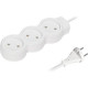 Удлинитель  3м 3 розетки б/з, 10А/2200Вт, ПВС 2х1, SmartBuy New [SBE-10-3-03m-N] белый