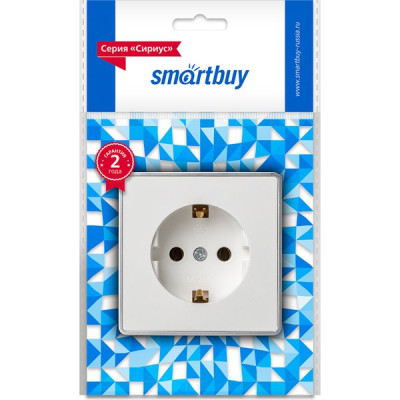 Розетка о/у 2P+E 16А, SmartBuy 
