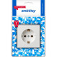 Розетка о/у 2P+E 16А, SmartBuy 
