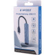 Концентратор USB 3.1 GEMBIRD UHB-C474, 4 порта, 4xUSB 3.0, кабель Type-C 19 см