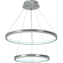 Люстра подвесная LED  114W, ПДУ 3000-6000K, 7900Лм, 600*600*1000, PL [6041/2 WHT] белый