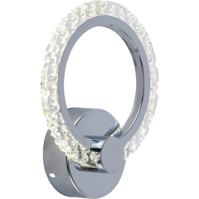 Бра LED 14W, 3000-6000K, 900Лм, 225*190*50, планка, PL [8027/1W CHR NS] графит