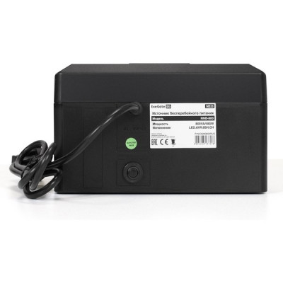 ИБП ExeGate NEO NNB-800.LED.AVR.8SH.CH (800VA/480W, LED, AVR, 8*Schuko, 4*USB-порта) [293854]