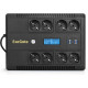 ИБП ExeGate NEO Smart LHB-600.LCD.AVR.8SH.CH.RJ.USB (600VA/360W, LCD, AVR, 8*Schuko) [293856]
