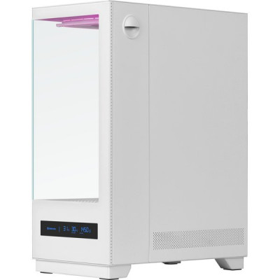 Корпус без БП DEFENDER HyperHub Pro белый,ATX,display,TypeC,3fans [25142]