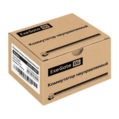 Коммутатор ExeGate EDGS-1005C 5port 100/100/1000TX неуправляемый компактное исполнение [298687]