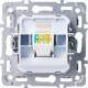Розетка с/у компьютерная 1xRJ45, IP20, Smartbuy Капелла [SBE-09s-S1-RJ] серебро soft touch
