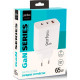 Зарядное устройство Perfeo, PD, с разъемом USB+2xType-C, GaN, 65W [I4664] белый