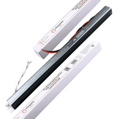 Блок питания 12V  48W, IP20, металл сверхтонкий длинный, Eleganz [ELEGANZ-48W-12V]