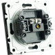 Розетка с/у TV одиночная, IP20, STEKKER Эмили [RST00-5108-05][12] черный уголь soft touch