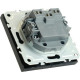 Выключатель с/у 2-кл 10А, IP20, STEKKER Эмили [RSW10-5104-05] черный уголь soft touch