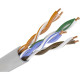 Кабель UTP 5e 4 пары медь 0,48мм 25AWG, внутренний, серый, Optimus [305м]