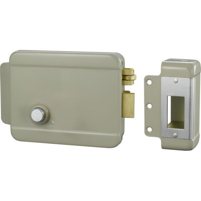 Замок эл/мех накладной_Smartec ST-RL073SI-GR_окрашен.сталь