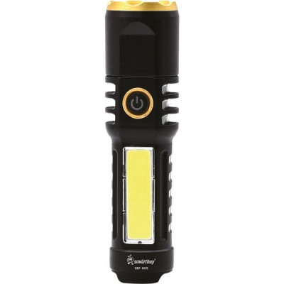 Фонарь аккумуляторный 10W XPE LED+СOB, 400 Лм, 4 режимов, Type C, Smartbuy [SBF-865]