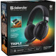 Гарнитура Defender Triple, черный, Bluetooth [64685]