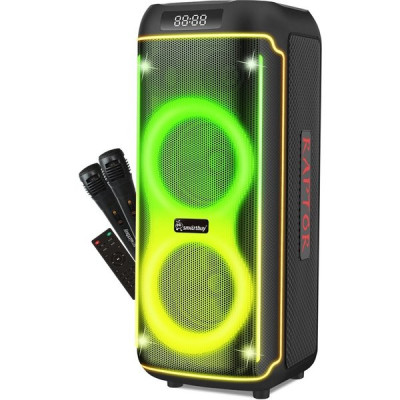 Колонки SmartBuy RAPTOR, BT, RGB, USB/MicroSD/FM, 2 микрофона, 100 Вт [SBS-5760]