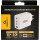 Зарядное устройство Cablexpert, 100Вт GaN, 5A, QC5.0/PD, 3xType-C, 1xUSB [MP3A-PC-66] белый