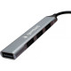 Концентратор USB 2.0 GEMBIRD UHB-C201, 4 порта, OTG, кабель Type-C 10 см