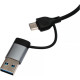 Концентратор USB 3.0 GEMBIRD UHB-C204, USB3.0, 3xUSB2.0, OTG, кабель Type-C+USB 10см